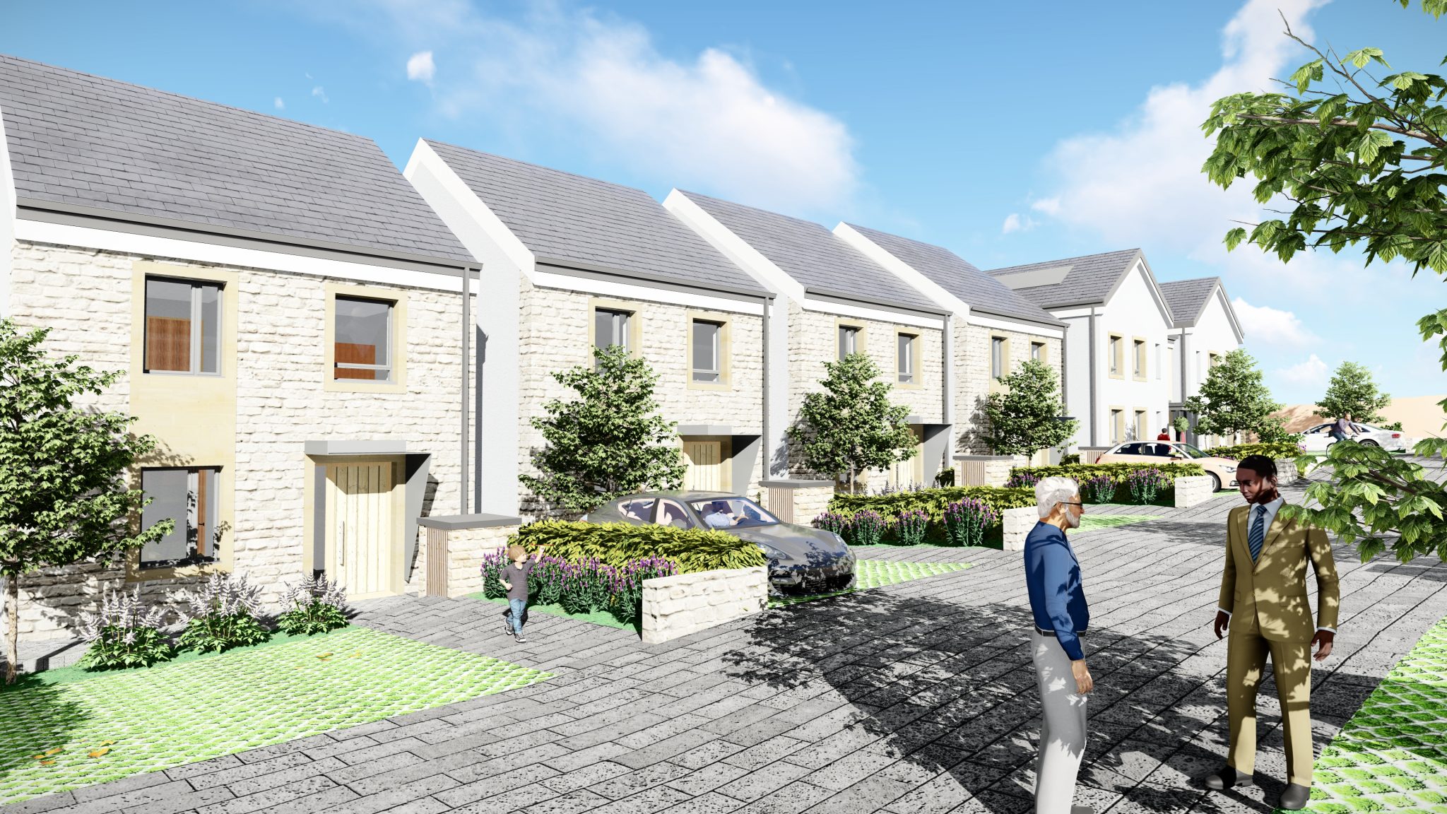 Radstock, Somerset. Hawkfield Homes