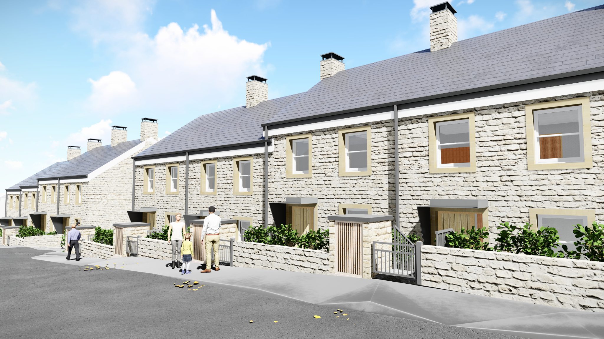 Radstock, Somerset. Hawkfield Homes